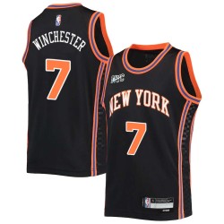 2021-22City Kennard Winchester Twill Basketball Jersey -Knicks #7 Winchester Twill Jerseys, FREE SHIPPING