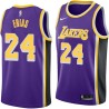 Purple Bo Erias Twill Basketball Jersey -Lakers #24 Erias Twill Jerseys, FREE SHIPPING