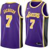 Purple Sam Jacobson Twill Basketball Jersey -Lakers #7 Jacobson Twill Jerseys, FREE SHIPPING