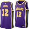 Purple Jannero Pargo Twill Basketball Jersey -Lakers #12 Pargo Twill Jerseys, FREE SHIPPING