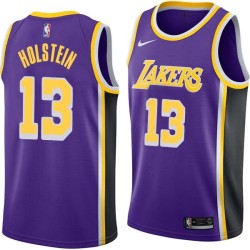 Purple Jim Holstein Twill Basketball Jersey -Lakers #13 Holstein Twill Jerseys, FREE SHIPPING