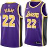 Purple Elgin Baylor Twill Basketball Jersey -Lakers #22 Baylor Twill Jerseys, FREE SHIPPING