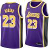 Purple Lou Hudson Twill Basketball Jersey -Lakers #23 Hudson Twill Jerseys, FREE SHIPPING