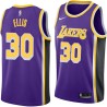 Purple Boo Ellis Twill Basketball Jersey -Lakers #30 Ellis Twill Jerseys, FREE SHIPPING