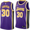 Purple Cliff Anderson Twill Basketball Jersey -Lakers #30 Anderson Twill Jerseys, FREE SHIPPING