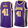 Purple C.J. Kupec Twill Basketball Jersey -Lakers #41 Kupec Twill Jerseys, FREE SHIPPING