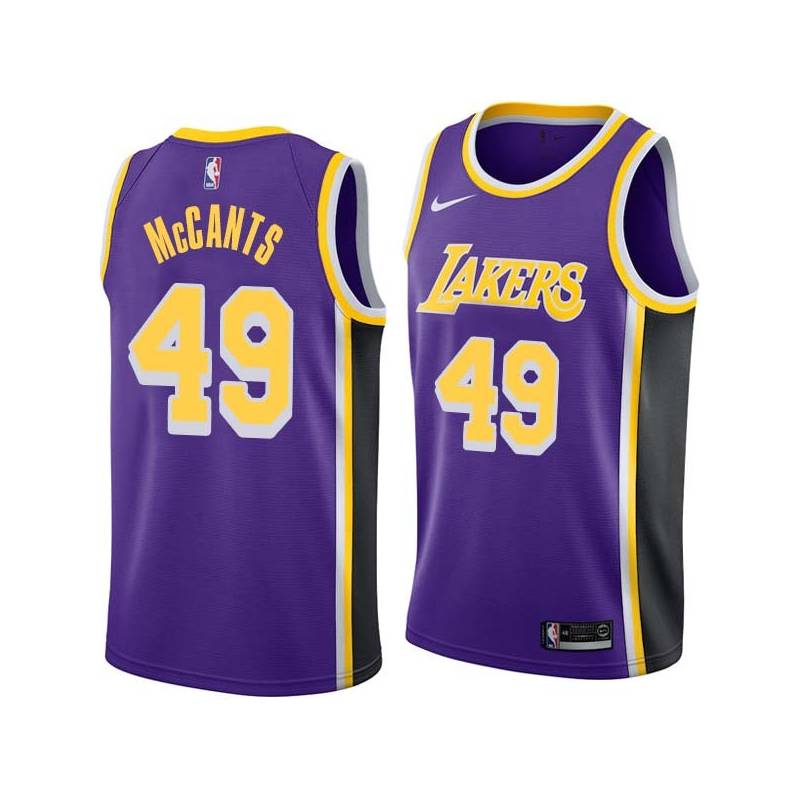 Purple Mel McCants Twill Basketball Jersey -Lakers #49 McCants Twill Jerseys, FREE SHIPPING