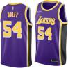 Purple Jack Haley Twill Basketball Jersey -Lakers #54 Haley Twill Jerseys, FREE SHIPPING