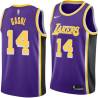 Purple Marc Gasol Lakers #14 Twill Basketball Jersey FREE SHIPPING