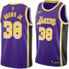 Purple Chaundee Brown Jr. Lakers #38 Twill Basketball Jersey FREE SHIPPING