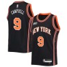 2021-22City Tony Campbell Twill Basketball Jersey -Knicks #9 Campbell Twill Jerseys, FREE SHIPPING