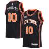 2021-22City Bob Fitzgerald Twill Basketball Jersey -Knicks #10 Fitzgerald Twill Jerseys, FREE SHIPPING