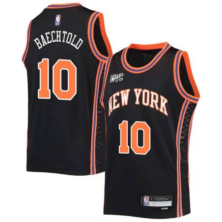 2021-22City Jim Baechtold Twill Basketball Jersey -Knicks #10 Baechtold Twill Jerseys, FREE SHIPPING