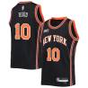 2021-22City Dave Budd Twill Basketball Jersey -Knicks #10 Budd Twill Jerseys, FREE SHIPPING