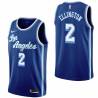 Royal Classic Wayne Ellington Twill Basketball Jersey -Lakers #2 Ellington Twill Jerseys, FREE SHIPPING