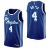 Royal Classic Luke Walton Twill Basketball Jersey -Lakers #4 Walton Twill Jerseys, FREE SHIPPING