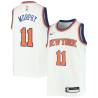 White Dick Murphy Twill Basketball Jersey -Knicks #11 Murphy Twill Jerseys, FREE SHIPPING