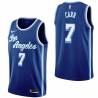 Royal Classic Kenny Carr Twill Basketball Jersey -Lakers #7 Carr Twill Jerseys, FREE SHIPPING