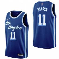 Royal Classic Jim Paxson Twill Basketball Jersey -Lakers #11 Paxson Twill Jerseys, FREE SHIPPING