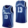 Royal Classic Wilt Chamberlain Twill Basketball Jersey -Lakers #13 Chamberlain Twill Jerseys, FREE SHIPPING