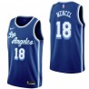 Royal Classic Chuck Mencel Twill Basketball Jersey -Lakers #18 Mencel Twill Jerseys, FREE SHIPPING