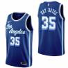 Royal Classic Billy Ray Bates Twill Basketball Jersey -Lakers #35 Bates Twill Jerseys, FREE SHIPPING