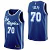 Royal Classic Frank Selvy Twill Basketball Jersey -Lakers #70 Selvy Twill Jerseys, FREE SHIPPING