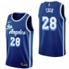 Royal Classic Quinn Cook Lakers #28 Twill Basketball Jersey FREE SHIPPING