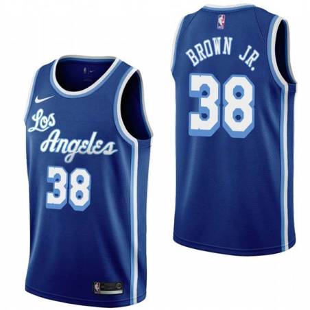 Royal Classic Chaundee Brown Jr. Lakers #38 Twill Basketball Jersey FREE SHIPPING