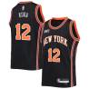 2021-22City Ray Kuka Twill Basketball Jersey -Knicks #12 Kuka Twill Jerseys, FREE SHIPPING