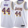 White Chuck Share Twill Basketball Jersey -Lakers #44 Share Twill Jerseys, FREE SHIPPING