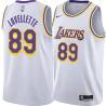 White Clyde Lovellette Twill Basketball Jersey -Lakers #89 Lovellette Twill Jerseys, FREE SHIPPING