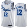 White Classic Mike Penberthy Twill Basketball Jersey -Lakers #12 Penberthy Twill Jerseys, FREE SHIPPING