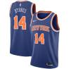 Blue Tommy Byrnes Twill Basketball Jersey -Knicks #14 Byrnes Twill Jerseys, FREE SHIPPING