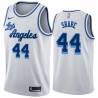 White Classic Chuck Share Twill Basketball Jersey -Lakers #44 Share Twill Jerseys, FREE SHIPPING