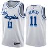 White Classic Michael Beasley Lakers #11 Twill Basketball Jersey FREE SHIPPING