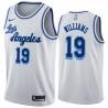 White Classic Johnathan Williams Lakers #19 Twill Basketball Jersey FREE SHIPPING