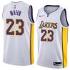 White2 Von Wafer Twill Basketball Jersey -Lakers #23 Wafer Twill Jerseys, FREE SHIPPING