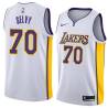 White2 Frank Selvy Twill Basketball Jersey -Lakers #70 Selvy Twill Jerseys, FREE SHIPPING