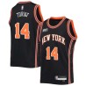 2021-22City Ronny Turiaf Twill Basketball Jersey -Knicks #14 Turiaf Twill Jerseys, FREE SHIPPING