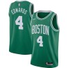 Green Carsen Edwards Celtics #4 Twill Basketball Jersey FREE SHIPPING