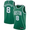 Green Josh Richardson Celtics #8 Twill Basketball Jersey FREE SHIPPING