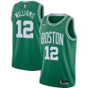 Green Grant Williams Celtics #12 Twill Basketball Jersey FREE SHIPPING