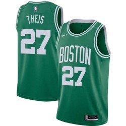 Green Daniel Theis Celtics #27 Twill Basketball Jersey FREE SHIPPING
