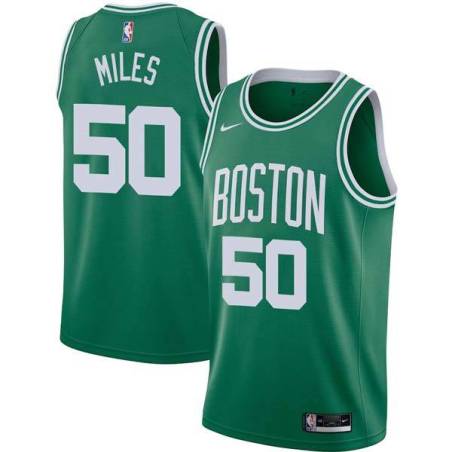 Green C.J. Miles Celtics #50 Twill Basketball Jersey FREE SHIPPING