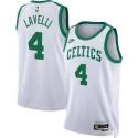 Tony Lavelli Twill Basketball Jersey -Celtics #4 Lavelli Twill Jerseys, FREE SHIPPING