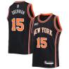 2021-22City Pete Brennan Twill Basketball Jersey -Knicks #15 Brennan Twill Jerseys, FREE SHIPPING