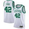 White Classic Chris Ford Twill Basketball Jersey -Celtics #42 Ford Twill Jerseys, FREE SHIPPING