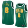 Green_Gold Malik Fitts Celtics #8 Twill Basketball Jersey FREE SHIPPING