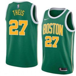 Green_Gold Daniel Theis Celtics #27 Twill Basketball Jersey FREE SHIPPING